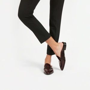 LNIB Everlane burgundy mule